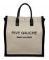 Saint Laurent Paris（サンローランパリ）の古着「RIVE GAUCHE/トートバッグ」｜アイボリー×ブラック