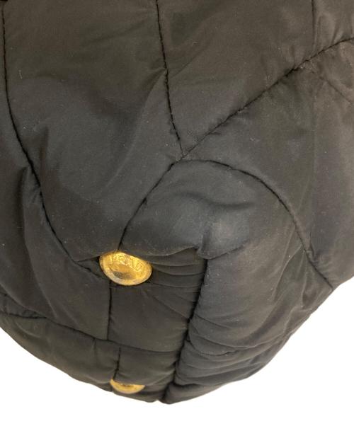 PRADA（プラダ）PRADA (プラダ) ナイロンチェーンハンドルトートバッグ/ギャランティカード・保存袋付 NERO サイズ:表記なしの古着・服飾アイテム