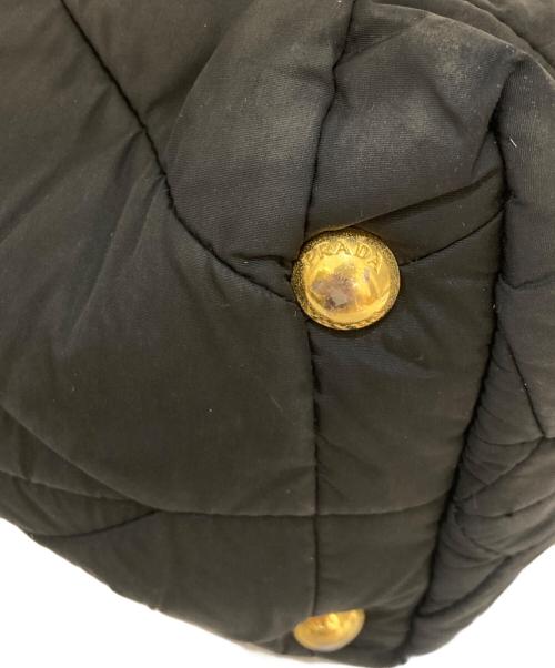 PRADA（プラダ）PRADA (プラダ) ナイロンチェーンハンドルトートバッグ/ギャランティカード・保存袋付 NERO サイズ:表記なしの古着・服飾アイテム