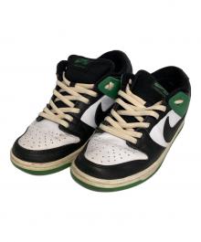 NIKE SB（ナイキエスビー）の古着「Dunk Low Pro "Black and Classic Green"」｜ホワイト×グリーン