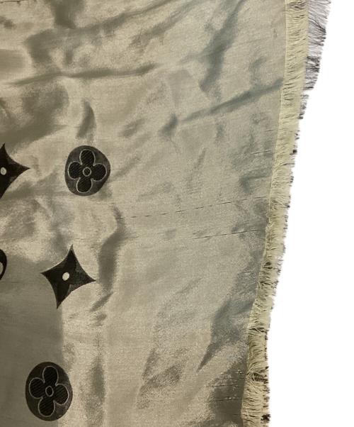 LOUIS VUITTON（ルイ ヴィトン）LOUIS VUITTON (ルイ ヴィトン) モノグラムシャインショール ベージュ×ブラックの古着・服飾アイテム