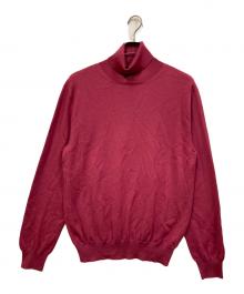 Cruciani（クルチアーニ）の古着「タートルネックニット」｜ピンク