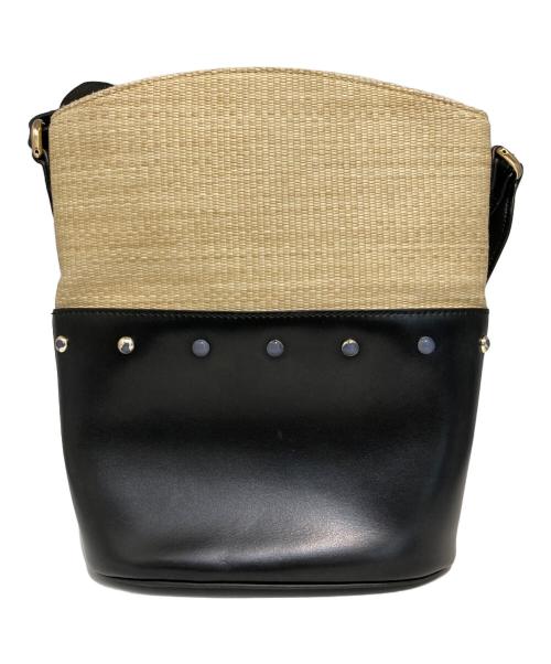FURLA（フルラ）FURLA (フルラ) SHARE MINI BUCKET ブラック×ベージュ サイズ:-の古着・服飾アイテム