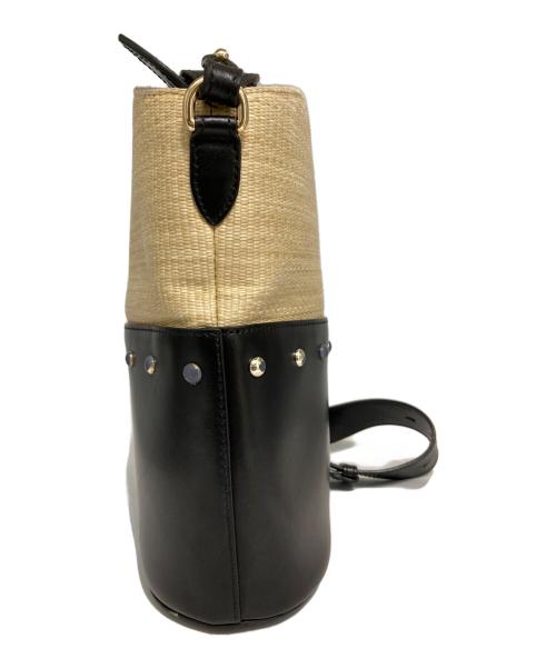 FURLA（フルラ）FURLA (フルラ) SHARE MINI BUCKET ブラック×ベージュ サイズ:-の古着・服飾アイテム