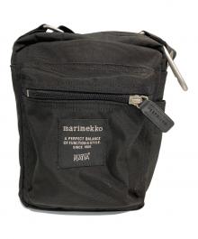 marimekko（マリメッコ）の古着「Cash&Carry ナイロンショルダーバッグ」｜ブラック