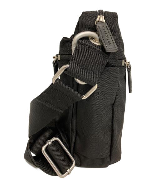 marimekko（マリメッコ）marimekko (マリメッコ) Cash&Carry ナイロンショルダーバッグ ブラックの古着・服飾アイテム