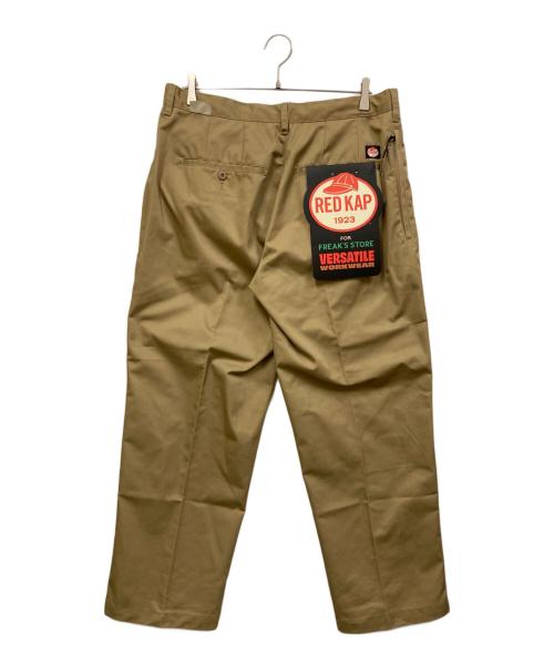 FREAK'S STORE（フリークスストア）FREAK'S STORE (フリークスストア) RED KAP (レッド キャップ) スーパーワイドタックチノ ベージュ サイズ:SIZE Lの古着・服飾アイテム