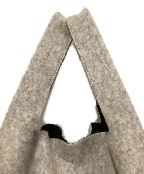 Maison Margiela（メゾンマルジェラ）Maison Margiela (メゾンマルジェラ) 19AWウールトートバッグ グレーの古着・服飾アイテム