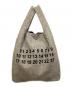 Maison Margiela（メゾンマルジェラ）の古着「19AWウールトートバッグ」｜グレー