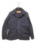 SOUND MANサウンドマン）の古着「サファリジャケット/ワークカバーオール」｜ネイビー