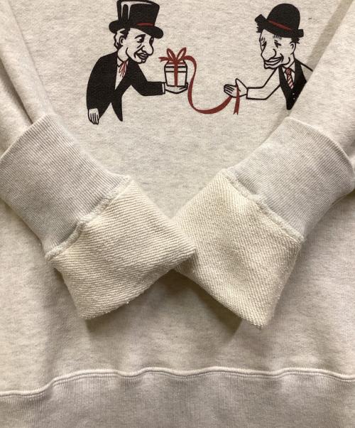 ISETAN（イセタン）ISETAN (イセタン) GLAD HAND (グラッドハンド) ISETAN限定 Vガゼットスウェット グレー サイズ:Mの古着・服飾アイテム