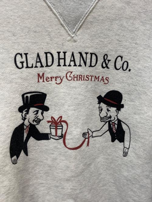 ISETAN（イセタン）ISETAN (イセタン) GLAD HAND (グラッドハンド) ISETAN限定 Vガゼットスウェット グレー サイズ:Mの古着・服飾アイテム