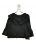 WONDERFUL WORLD KANEKO ISAO（ワンダフルワールド カネコイサオ）の古着「フリルカーディガン」｜ブラック