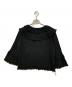 WONDERFUL WORLD KANEKO ISAO (ワンダフルワールド カネコイサオ) フリルカーディガン ブラック サイズ:-：7000円