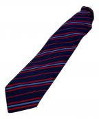 HERMESエルメス）の古着「シルクレジメントネクタイ」｜ネイビー×レッド