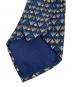 HERMES (エルメス) 総柄シルクネクタイ ネイビー サイズ:-：6000円