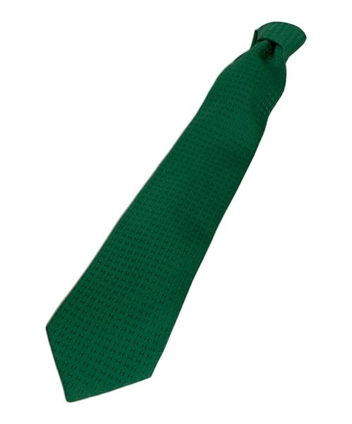 HERMES（エルメス）HERMES (エルメス) ファソネH織 シルクネクタイ グリーン サイズ:--の古着・服飾アイテム