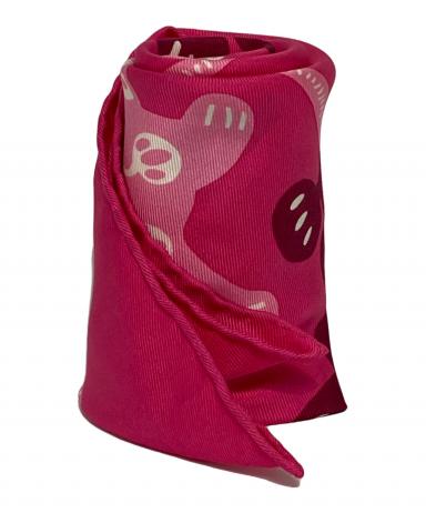 p*o様 HERMES シルクスカーフ 新品　干支　鼠 中古・古着通販】HERMES (エルメス) 干支(鼠)柄/プチカレ40/シルク