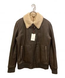 SERAPHIN（セラフィン）の古着「シープレザーフライトジャケット」｜ブラウン