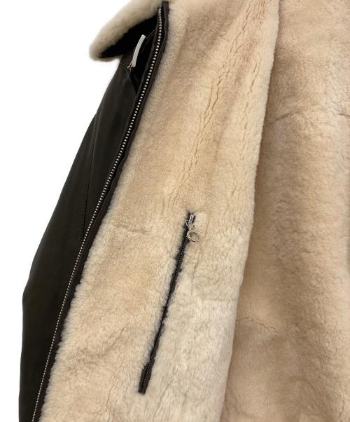 SERAPHIN（セラフィン）SERAPHIN (セラフィン) シープレザーフライトジャケット ブラウン サイズ:46 未使用品の古着・服飾アイテム