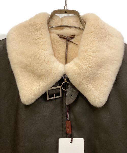 SERAPHIN（セラフィン）SERAPHIN (セラフィン) シープレザーフライトジャケット ブラウン サイズ:46 未使用品の古着・服飾アイテム