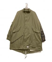 WTAPS（ダブルタップス）の古着「20SS W51 JACKET.COTTON WEATHER/ミリタリーコート」｜オリーブ