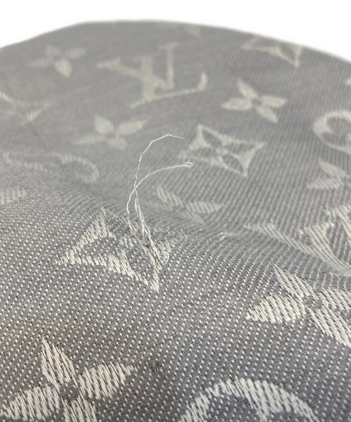 LOUIS VUITTON（ルイ ヴィトン）LOUIS VUITTON (ルイ ヴィトン) ショール・モノグラム デニム グレーの古着・服飾アイテム
