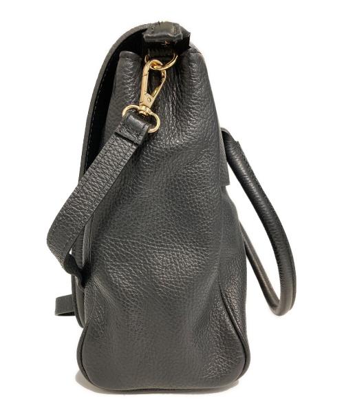 Milos（ミロス）MILOS (ミロス) FRAMeWORK (フレームワーク) FRAMeWORK 別注ショルダー付きバッグ ブラックの古着・服飾アイテム