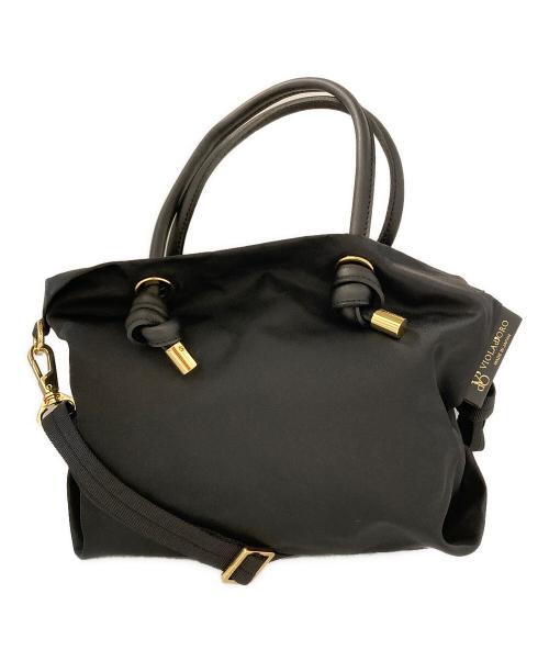 VIOLAd'ORO（ヴィオラドーロ）VIOLAd'ORO (ヴィオラドーロ) ビアンカノットハンドルナイロントート ブラック サイズ:表記なしの古着・服飾アイテム