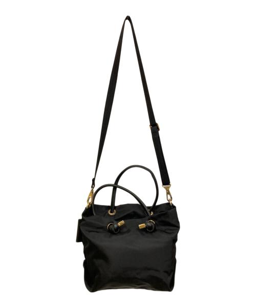 VIOLAd'ORO（ヴィオラドーロ）VIOLAd'ORO (ヴィオラドーロ) ビアンカノットハンドルナイロントート ブラック サイズ:表記なしの古着・服飾アイテム