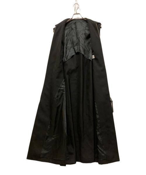 THE RERACS（ザ リラクス）THE RERACS (ザ リラクス) RERACS BALCOLLAR LONG VEST ブラック サイズ:SIZE 38の古着・服飾アイテム