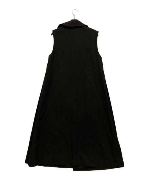 THE RERACS（ザ リラクス）THE RERACS (ザ リラクス) RERACS BALCOLLAR LONG VEST ブラック サイズ:SIZE 38の古着・服飾アイテム