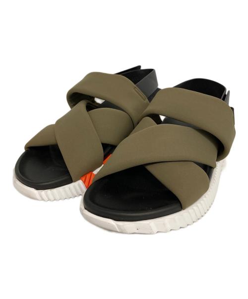 HERMES（エルメス）HERMES (エルメス) エレクトリックスポーツサンダル オリーブ サイズ:41の古着・服飾アイテム