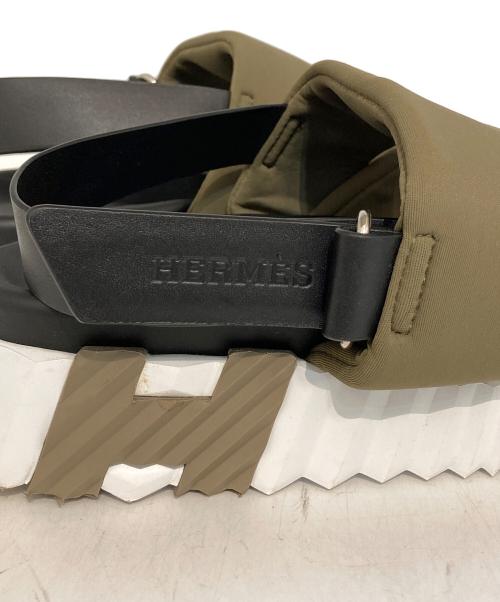 HERMES（エルメス）HERMES (エルメス) エレクトリックスポーツサンダル オリーブ サイズ:41の古着・服飾アイテム