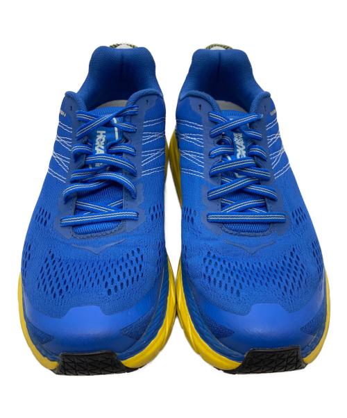 HOKAONEONE（ホカオネオネ）HOKAONEONE (ホカオネオネ) BONDI 6 ブルー×イエロー サイズ:26の古着・服飾アイテム