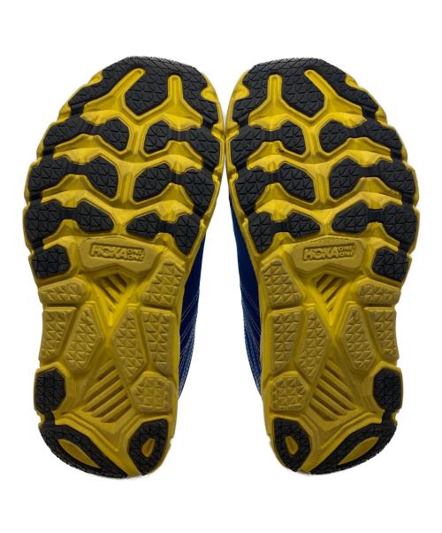 HOKAONEONE（ホカオネオネ）HOKAONEONE (ホカオネオネ) BONDI 6 ブルー×イエロー サイズ:26の古着・服飾アイテム