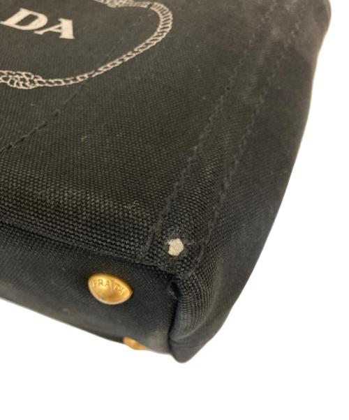PRADA（プラダ）PRADA (プラダ) CANAPA 2WAYトートバッグ/カナパ ブラック サイズ:表記なしの古着・服飾アイテム
