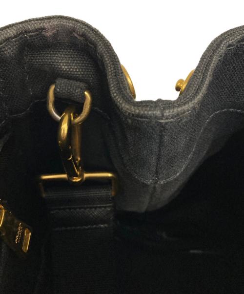 PRADA（プラダ）PRADA (プラダ) CANAPA 2WAYトートバッグ/カナパ ブラック サイズ:表記なしの古着・服飾アイテム