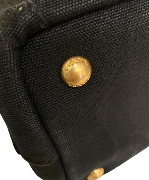 PRADA（プラダ）PRADA (プラダ) CANAPA 2WAYトートバッグ/カナパ ブラック サイズ:表記なしの古着・服飾アイテム