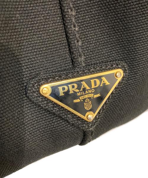 PRADA（プラダ）PRADA (プラダ) CANAPA 2WAYトートバッグ/カナパ ブラック サイズ:表記なしの古着・服飾アイテム