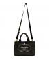 PRADA (プラダ) CANAPA 2WAYトートバッグ/カナパ ブラック サイズ:表記なし：50000円