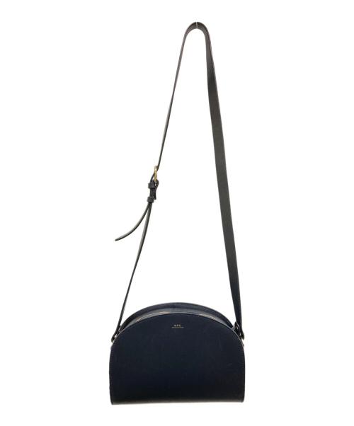 A.P.C.（アーペーセー）A.P.C. (アーペーセー) DEMI-LUNE ハーフムーンショルダー ネイビー サイズ:表記なしの古着・服飾アイテム