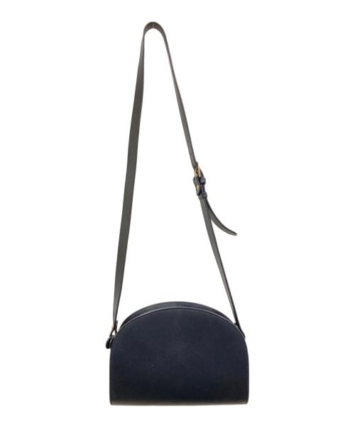 A.P.C.（アーペーセー）A.P.C. (アーペーセー) DEMI-LUNE ハーフムーンショルダー ネイビー サイズ:表記なしの古着・服飾アイテム