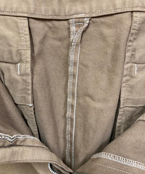 COMME des GARCONS HOMME（コムデギャルソン オム）COMME des GARCONS HOMME (コムデギャルソン オム) コットンツイルパンツ ブラウン サイズ:Lの古着・服飾アイテム