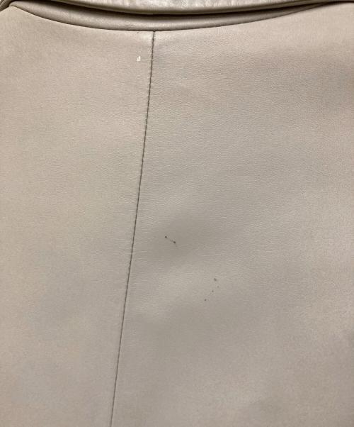 VERSUS VERSACE（ヴェルサス ヴェルサーチェ）VERSUS VERSACE (ヴェルサス ヴェルサーチェ) レザーコート グレー サイズ:SIZE 50の古着・服飾アイテム