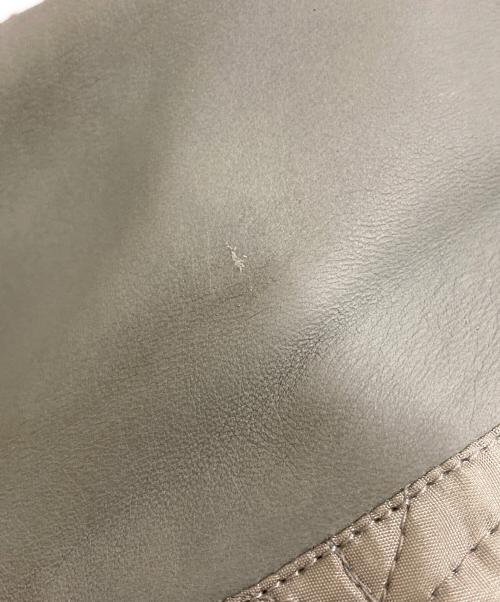 VERSUS VERSACE（ヴェルサス ヴェルサーチェ）VERSUS VERSACE (ヴェルサス ヴェルサーチェ) レザーコート グレー サイズ:SIZE 50の古着・服飾アイテム