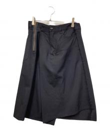 JUNYA WATANABE COMME des GARCONS（(ジュンヤワタナベ コムデギャルソン）の古着「再構築変形スカート」｜ネイビー