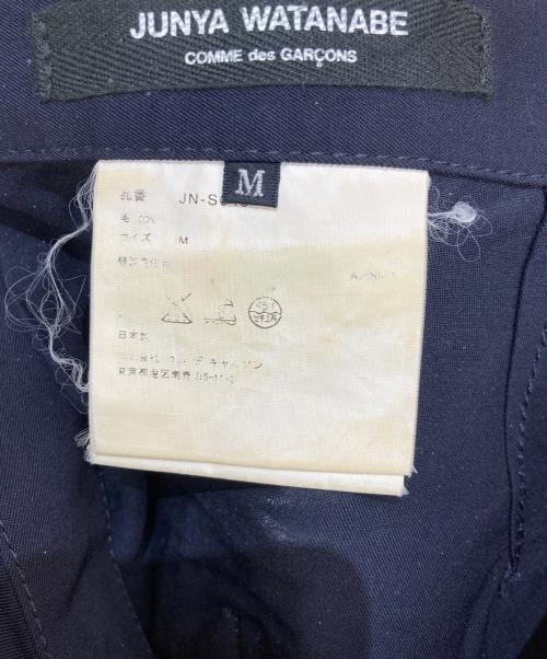 JUNYA WATANABE COMME des GARCONS（(ジュンヤワタナベ コムデギャルソン）JUNYA WATANABE COMME des GARCONS ((ジュンヤワタナベ コムデギャルソン) 再構築変形スカート ネイビー サイズ:Mの古着・服飾アイテム