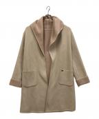 FOXEYフォクシー）の古着「ウール ダブルフェイス ニット ガウンコート」｜ベージュ