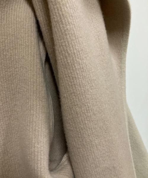 FOXEY（フォクシー）FOXEY (フォクシー) ウール ダブルフェイス ニット ガウンコート ベージュ サイズ:記載無しの古着・服飾アイテム